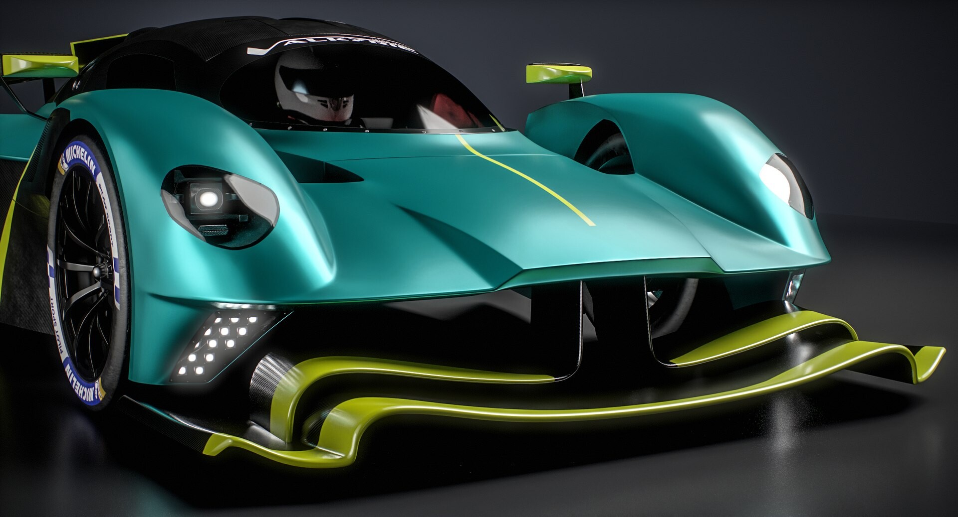 ArtStation Aston Martin Valkyrie AMR PRO 2025 WEC Hypercar Race Car