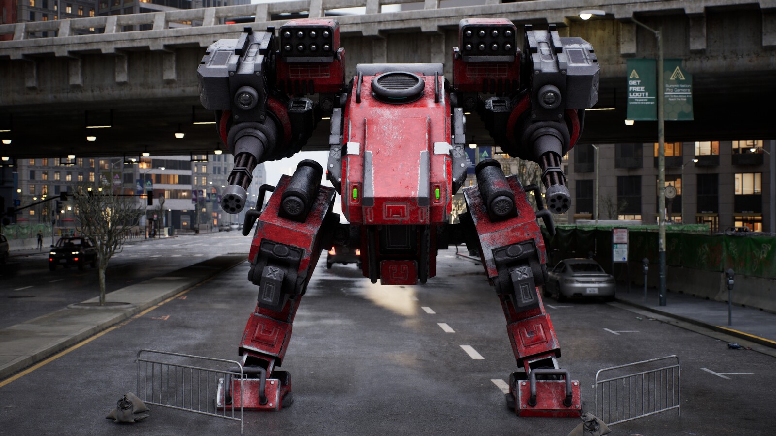 AX-30 Bipedal Mech 
