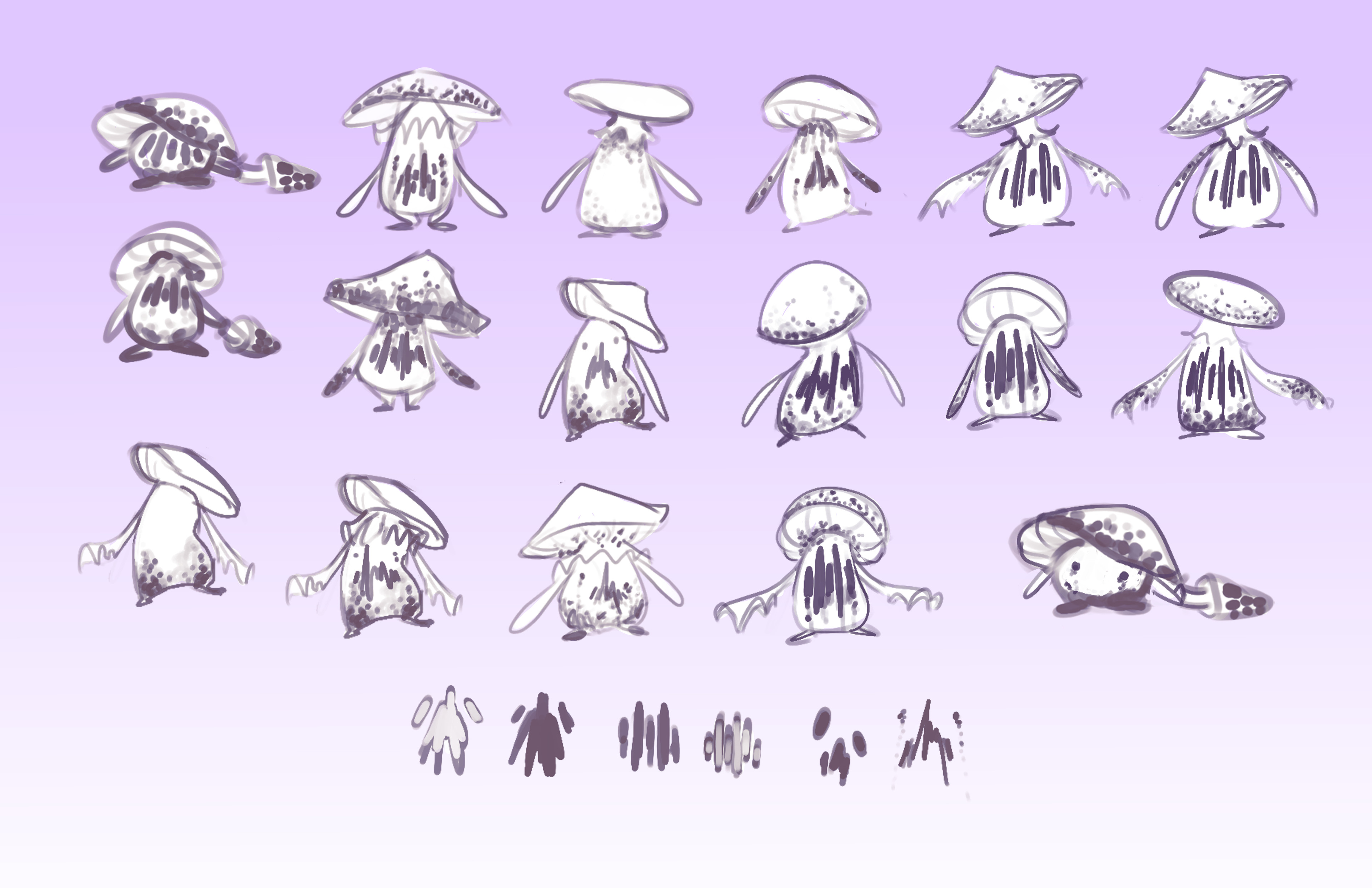 Small Shroom Concept sketches