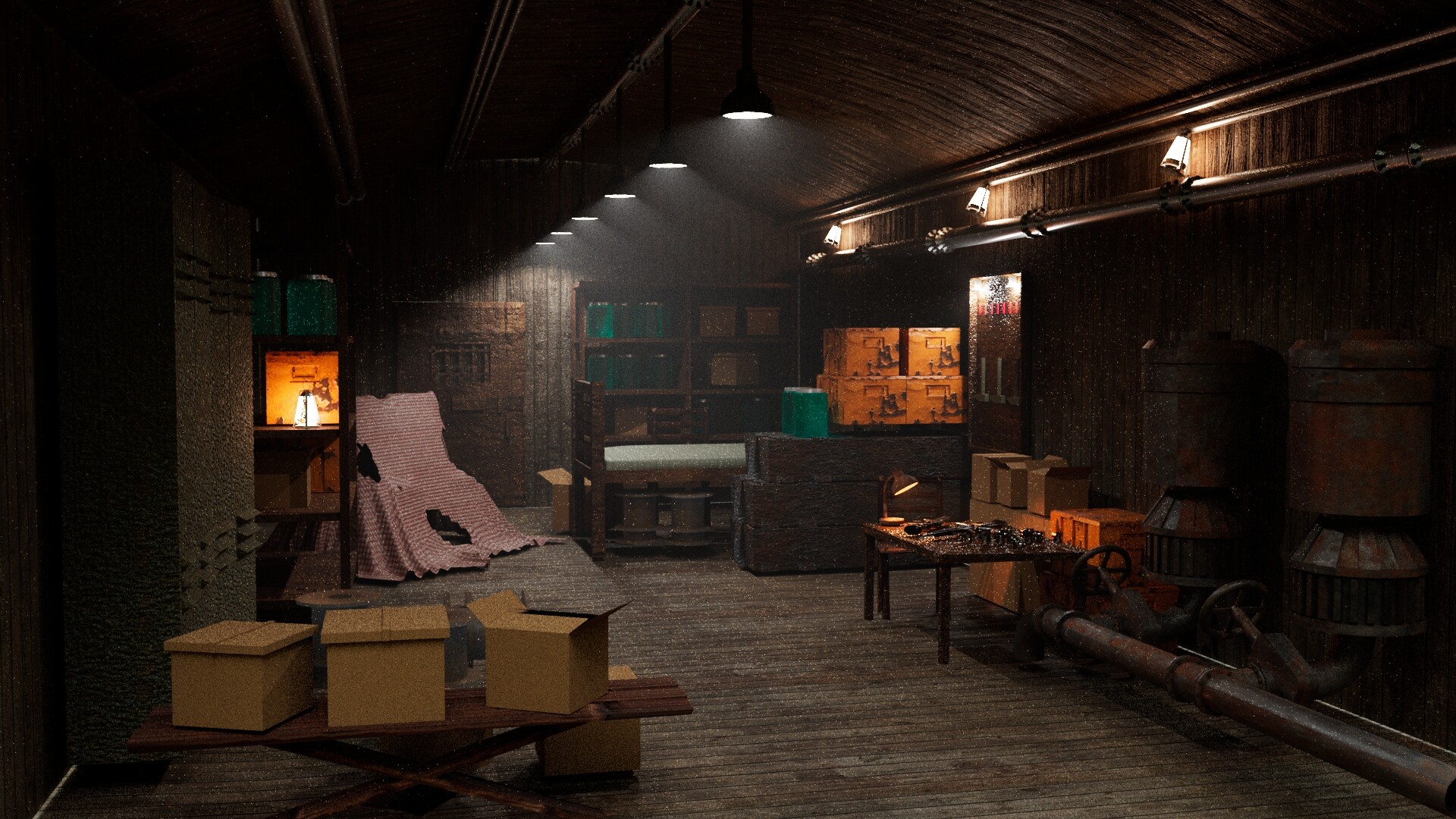 ArtStation - Old Factory Interior