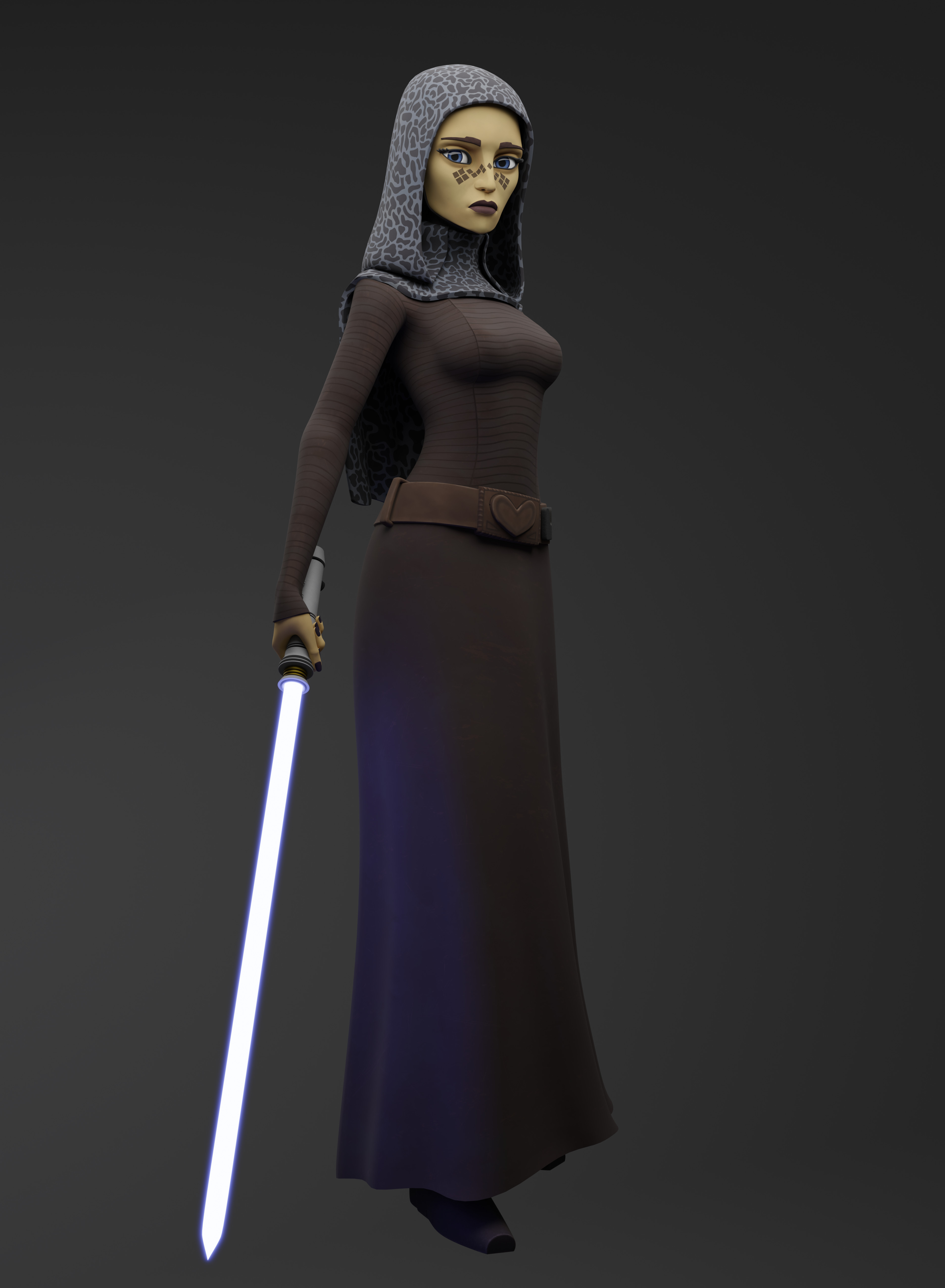 ArtStation - Barriss Offee Star Wars The Clone Wars 3D