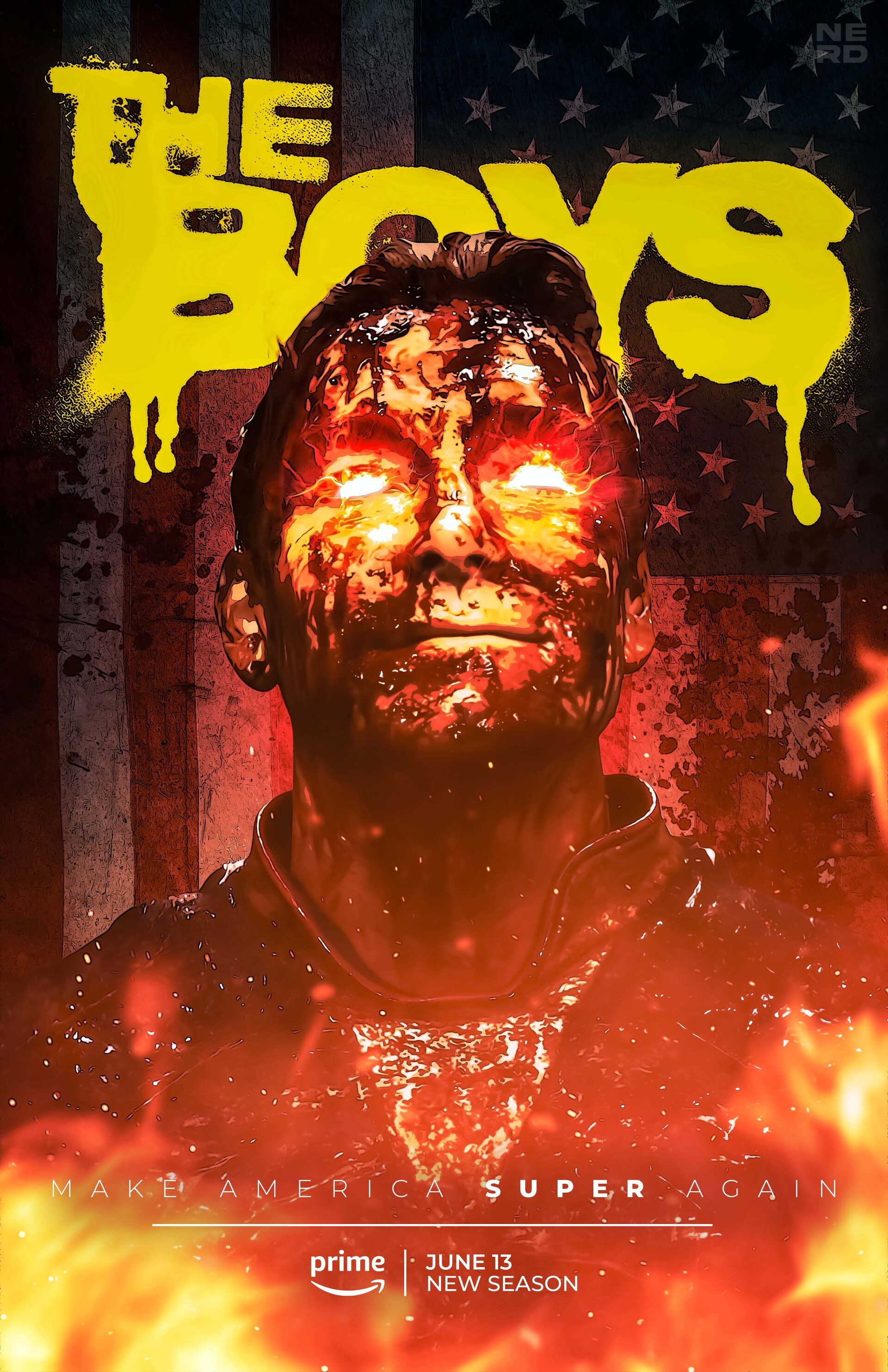 Poster Fan Movie Amazon Prime ArtStation The Boys Season (Fan Poster)