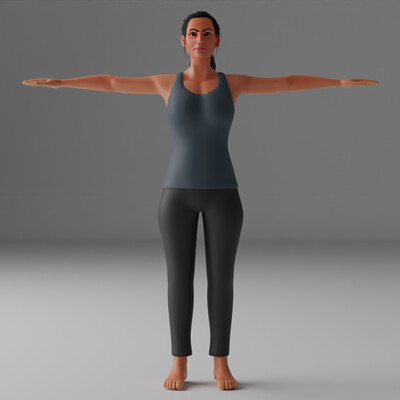Fitness Trainer Character