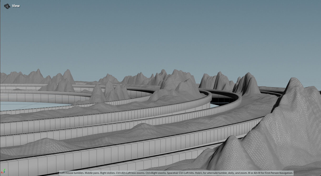 Terrain Generation for Oceania World in Houdini