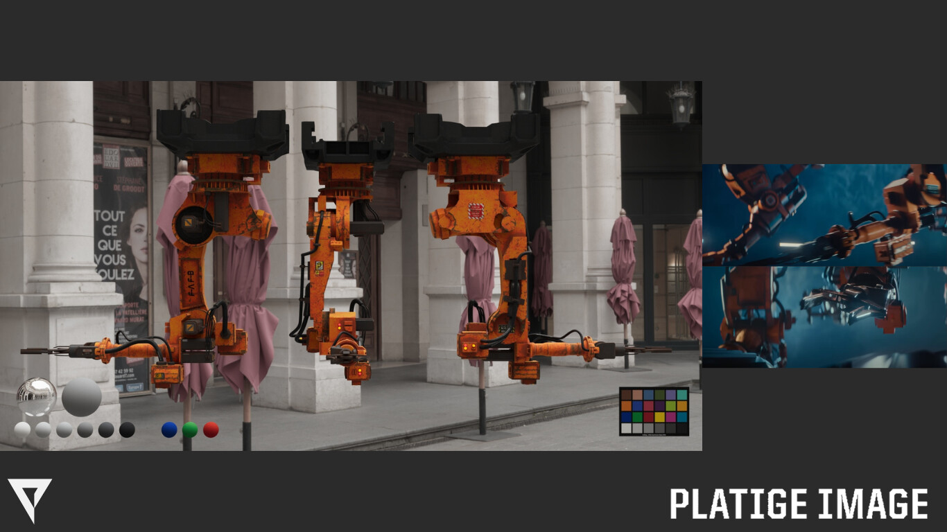 Robotic Arms - Close Up Arm