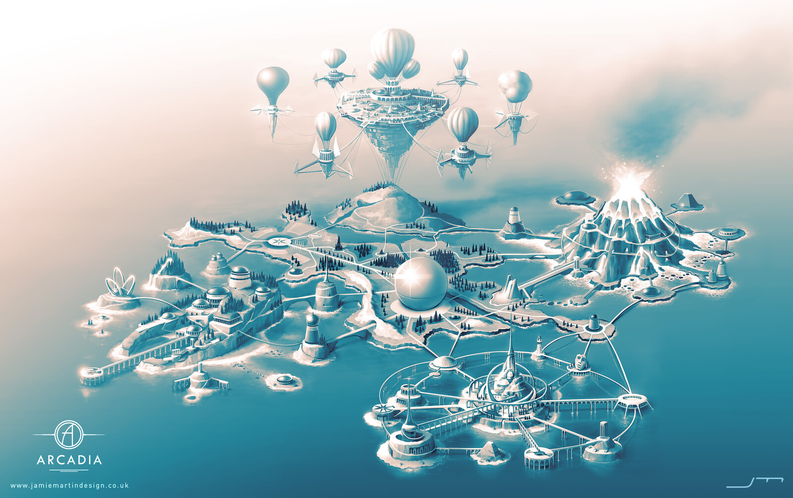 Mega Theme Park - a conglomeration of the various themed concepts, brought together into a massive single space.