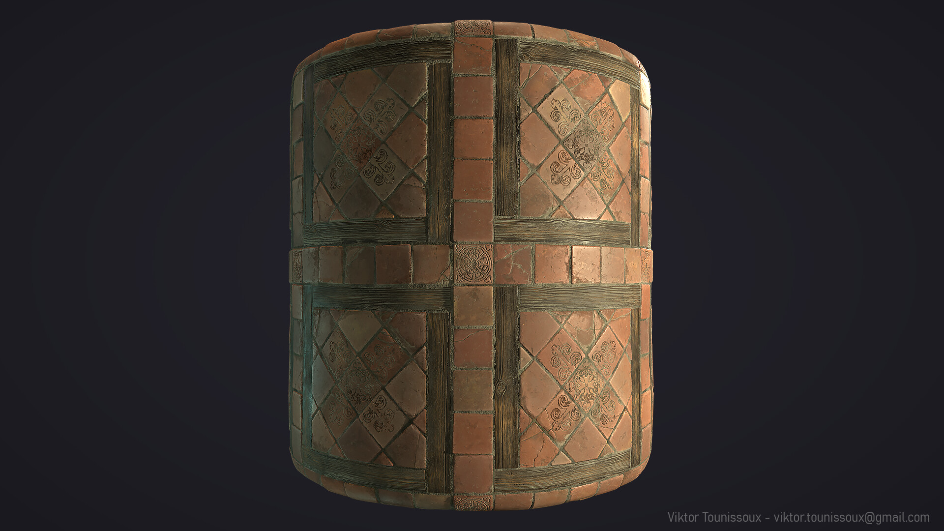 Games Artist - Terracotta Floor - Material Breakdown - Viktor Tounissoux