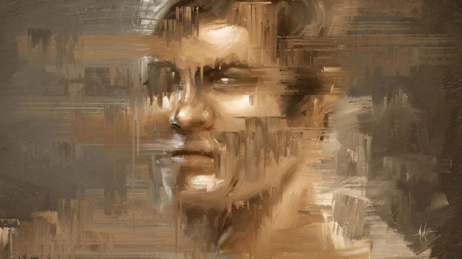 One of my first portrait paintings with the MA-Brushes in HQ