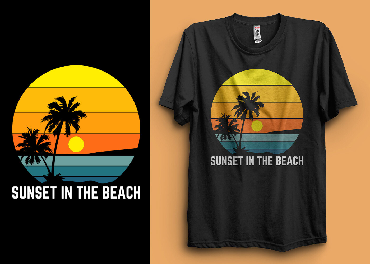 ArtStation - SUNSET | T-Shirt Design