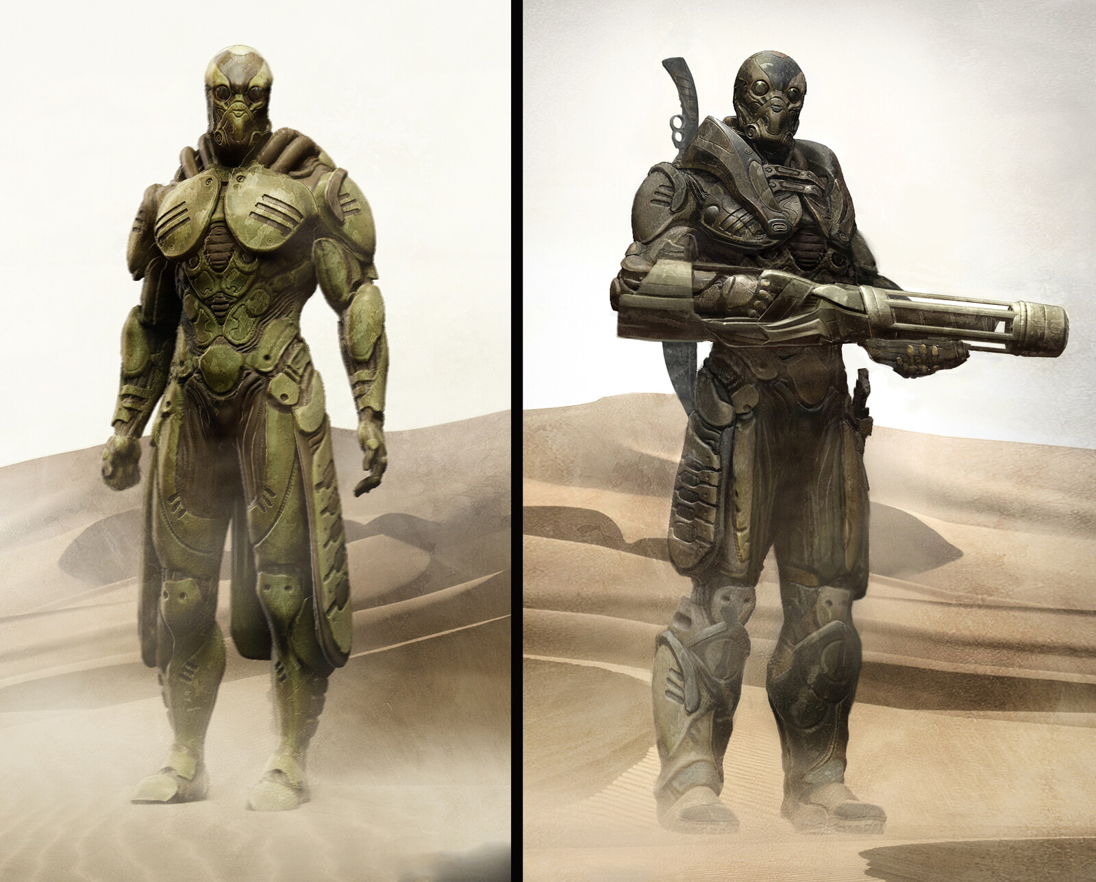 Sarduakar: Desert Soldier Concepts