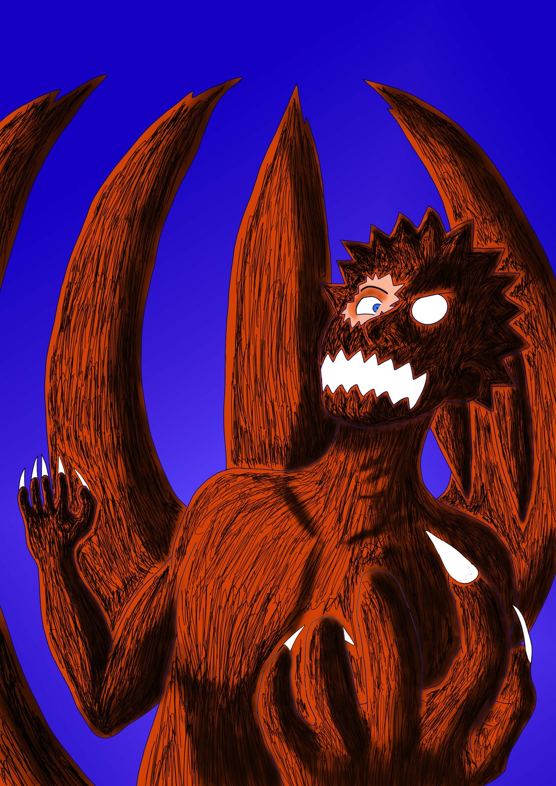 naruto going nine-tails mode