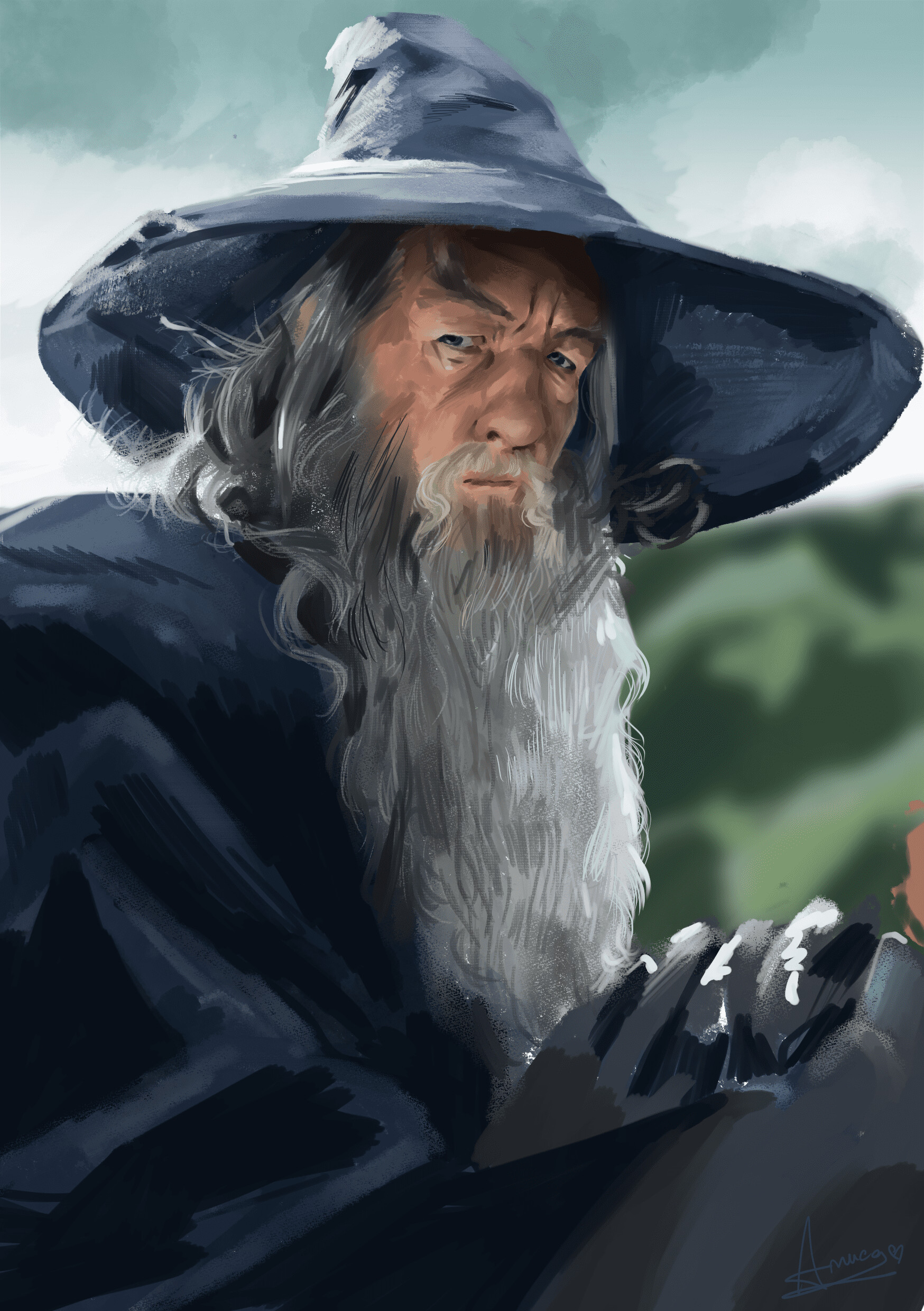 ArtStation - Gandalf the Grey