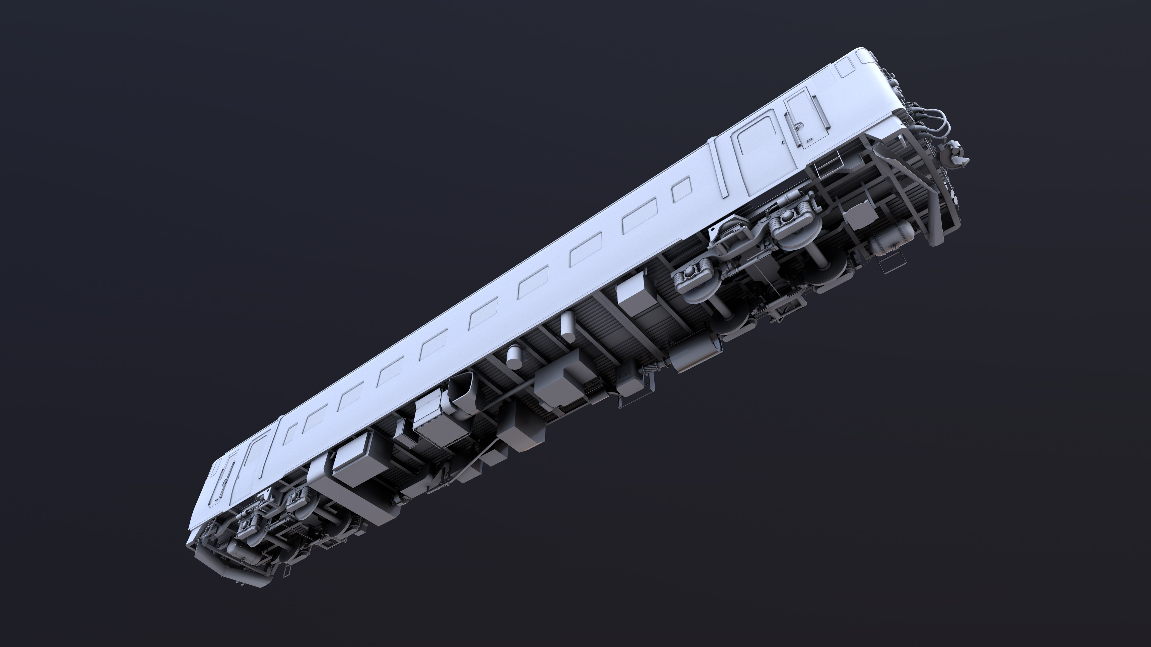 ArtStation - キハ40系 KiHa 40 Diesel Multiple Unit Train Draft