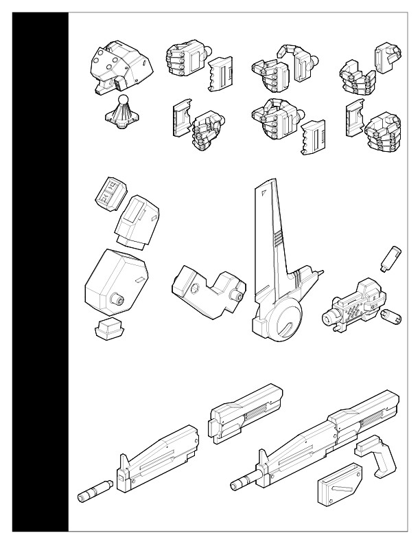 Head, Hands, Weapons Assembly