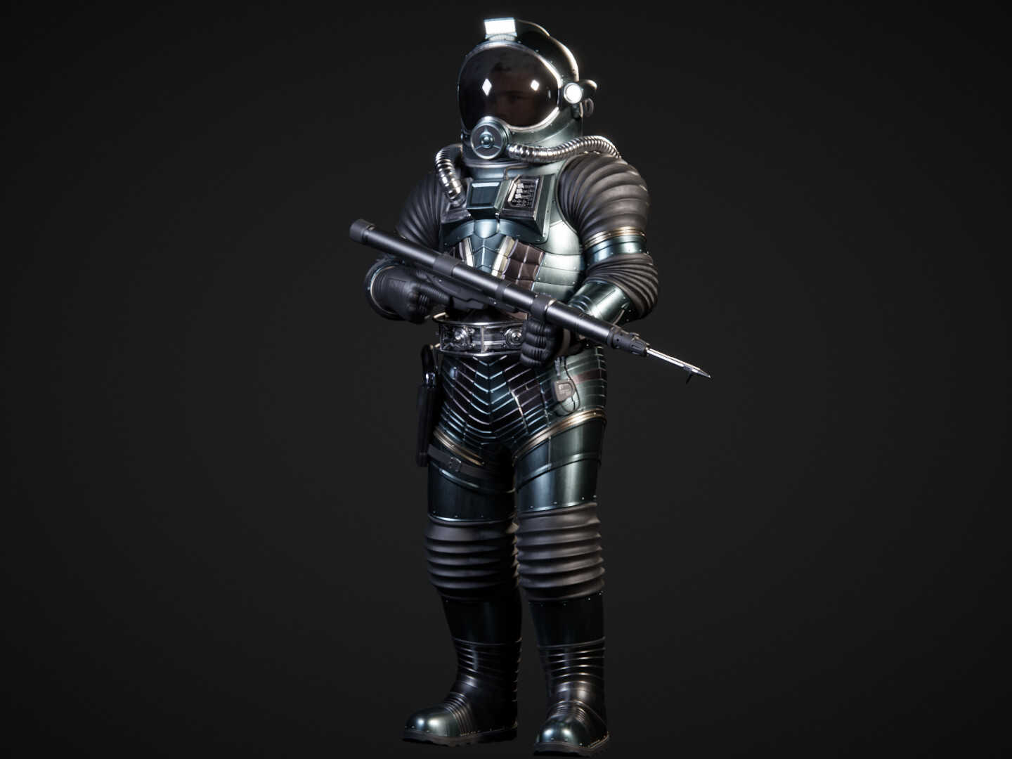 David Grotewold Barotrauma Fan Art Diving Suit