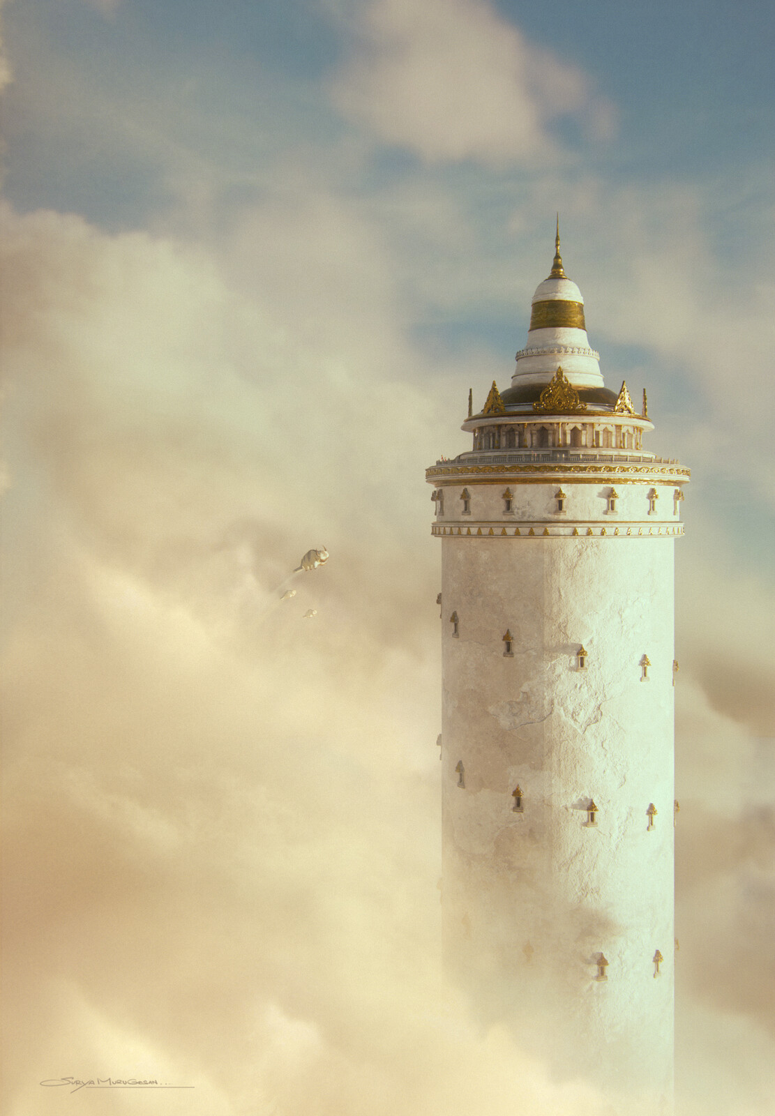Main tower 