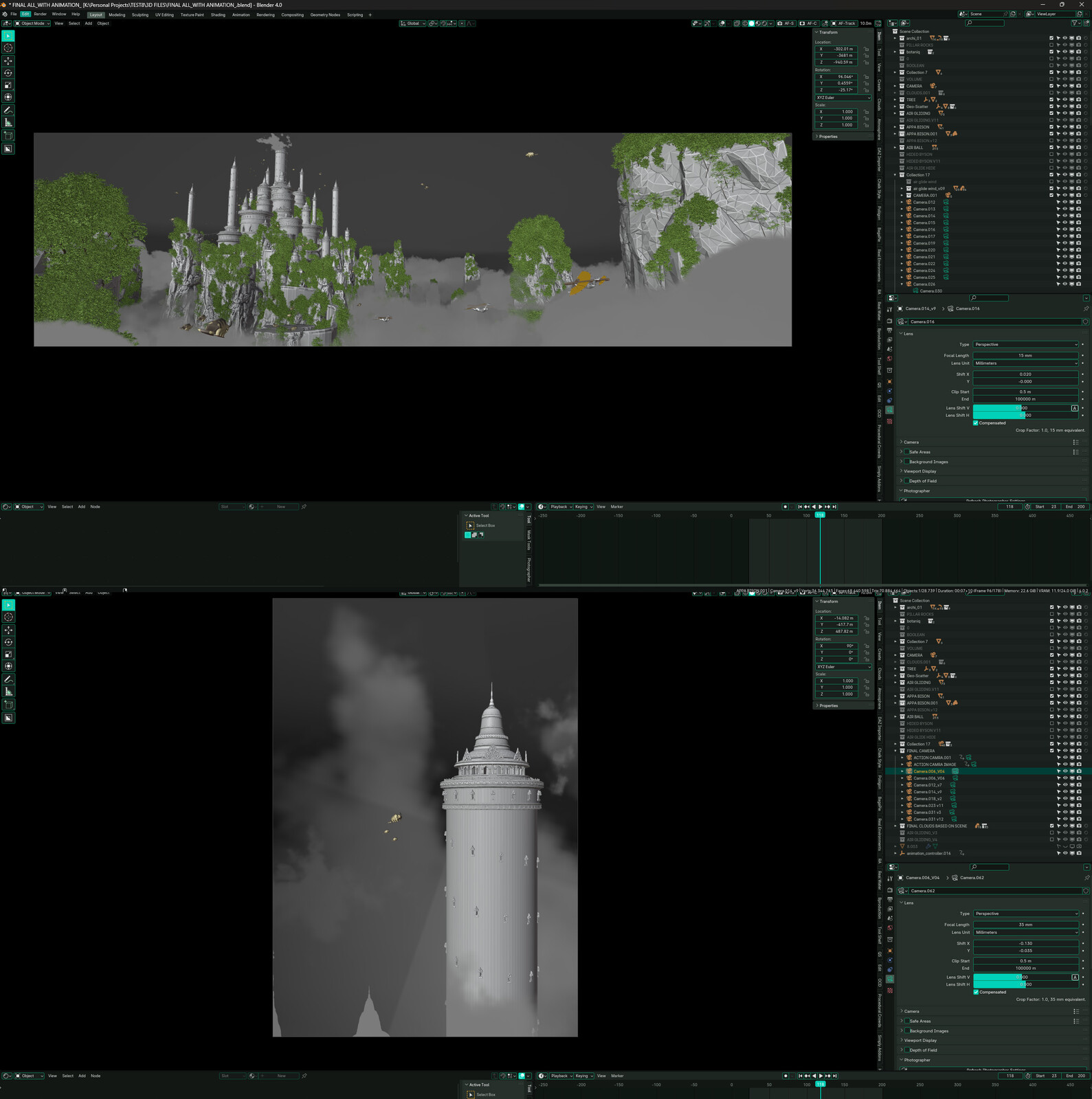 blender viewport_shot_04 and tower view