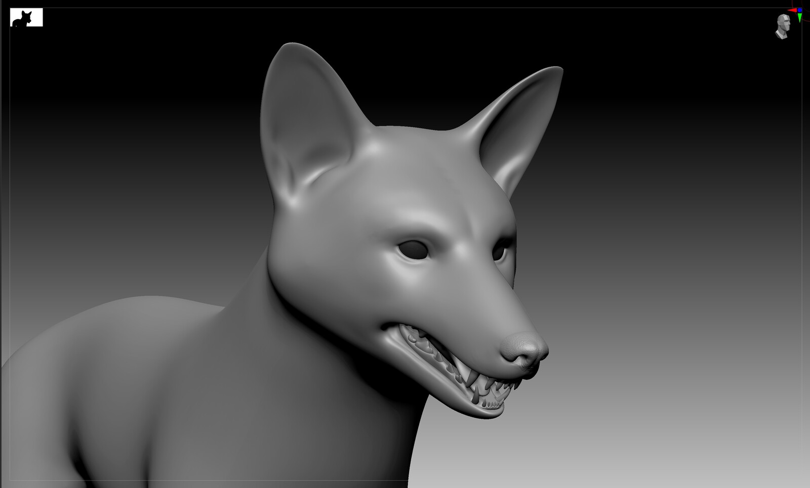 Fox in Zbrush