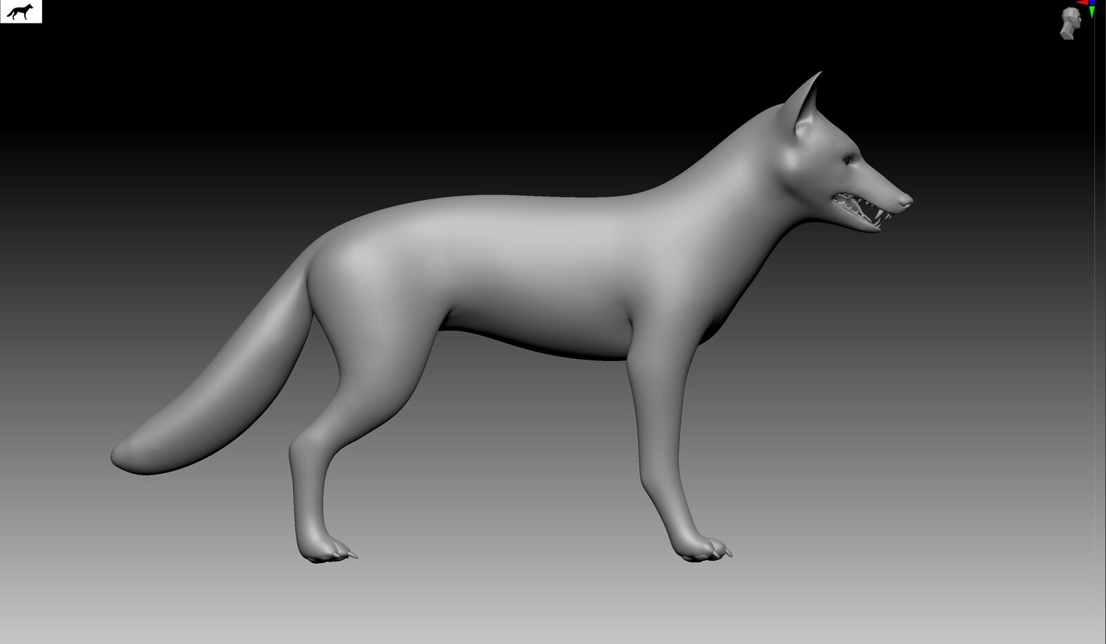 Fox in Zbrush