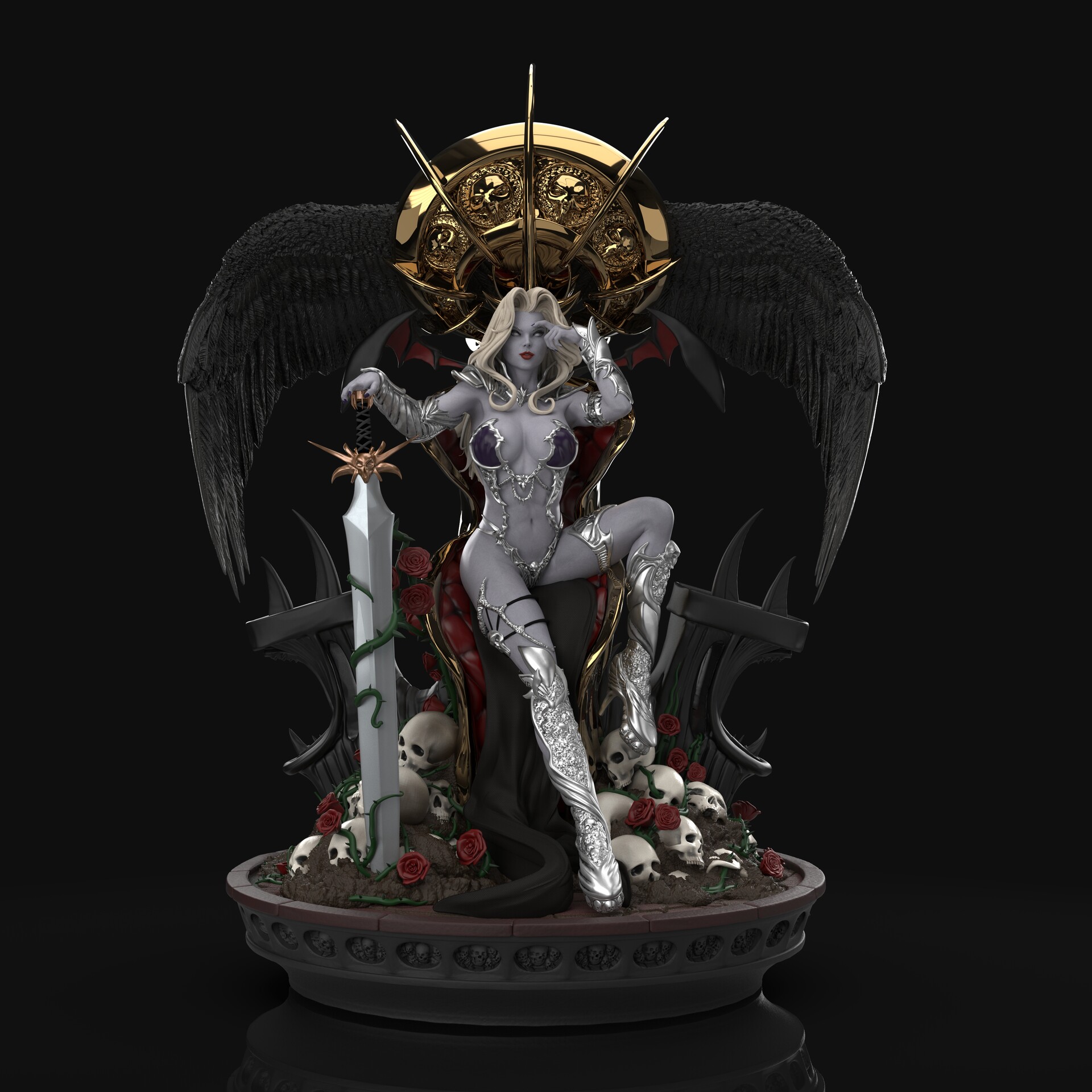 ArtStation - lady death - fan art