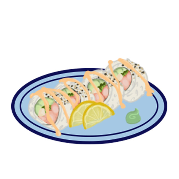 Meal 2D asset: Sushi Sauce