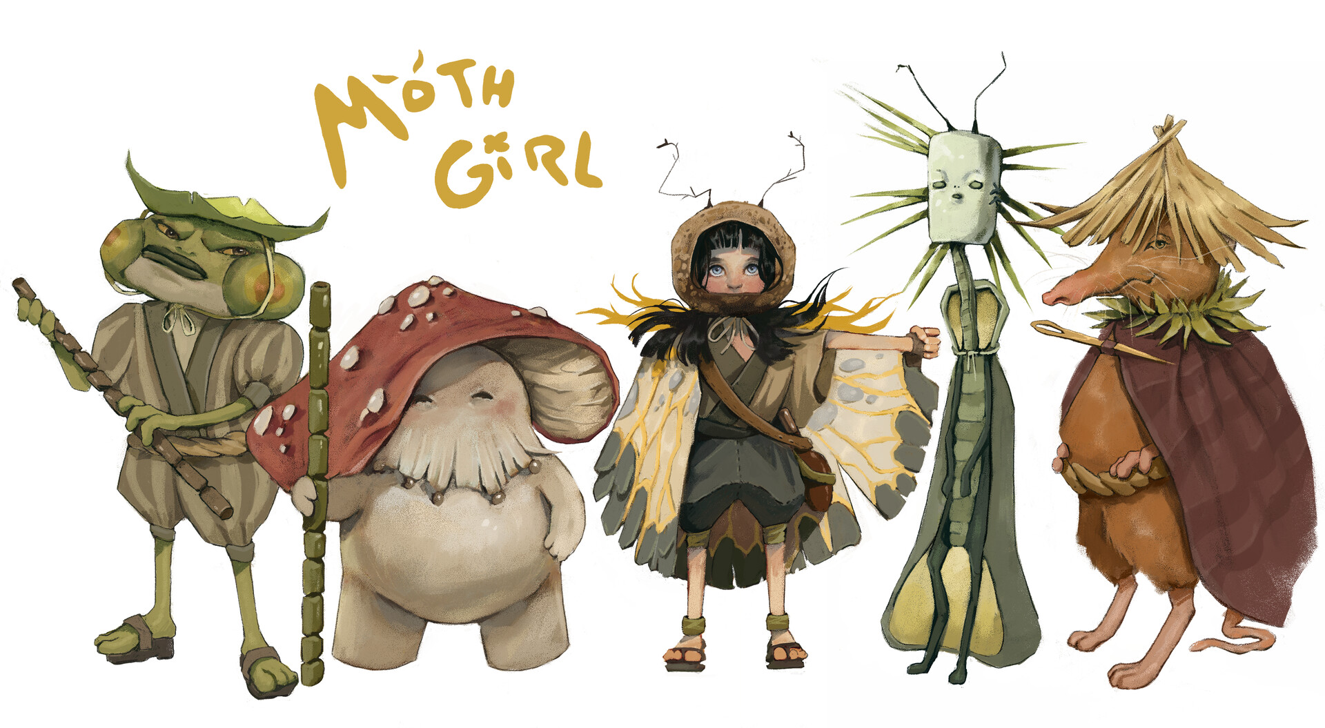 ArtStation - Moth Girl