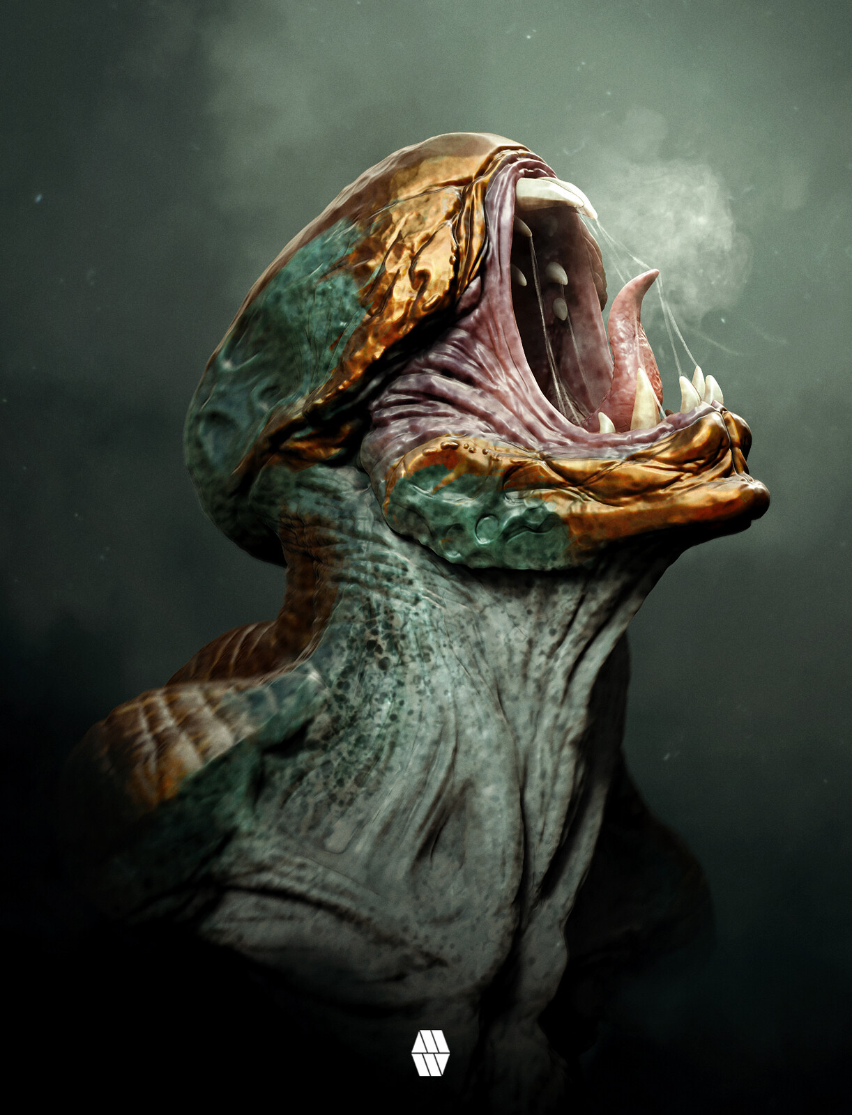 An Alien Emerges - 'Alien Bust' Concept 