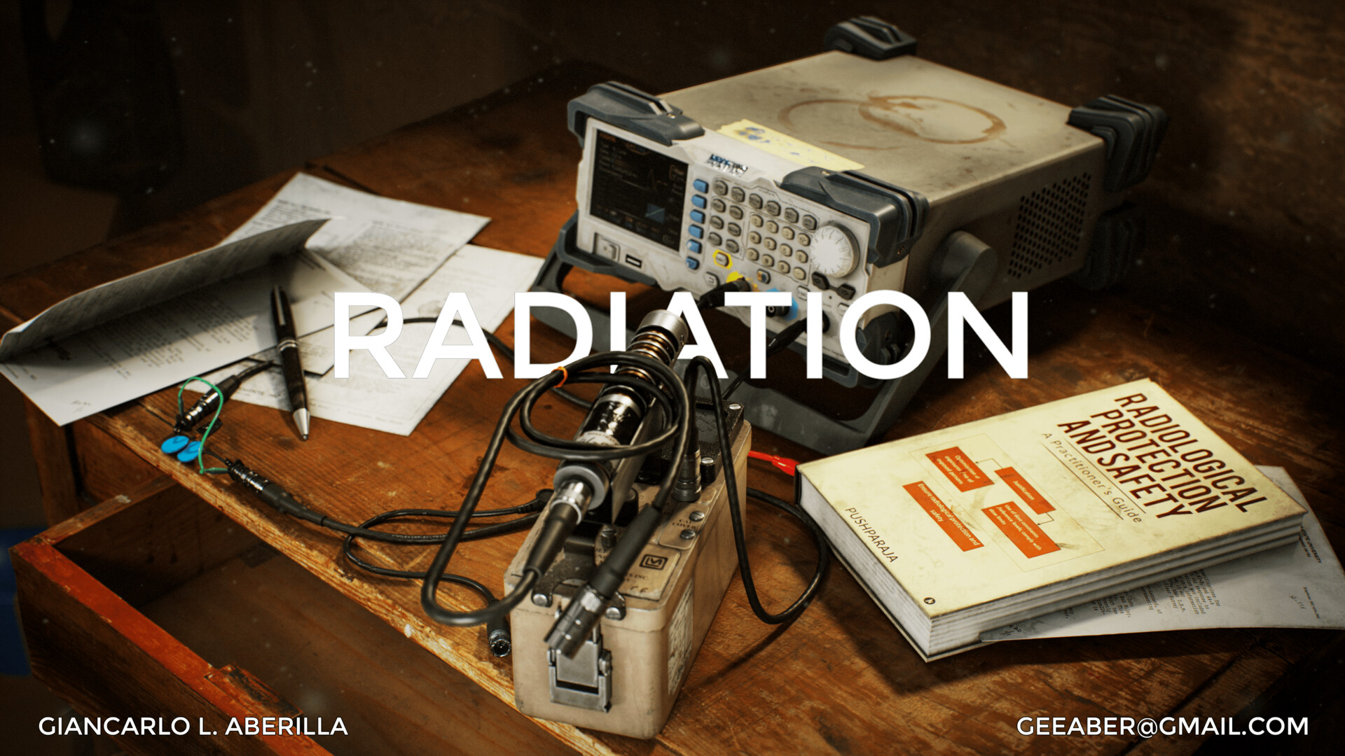 Ludlum Geiger Counter and Calibrator