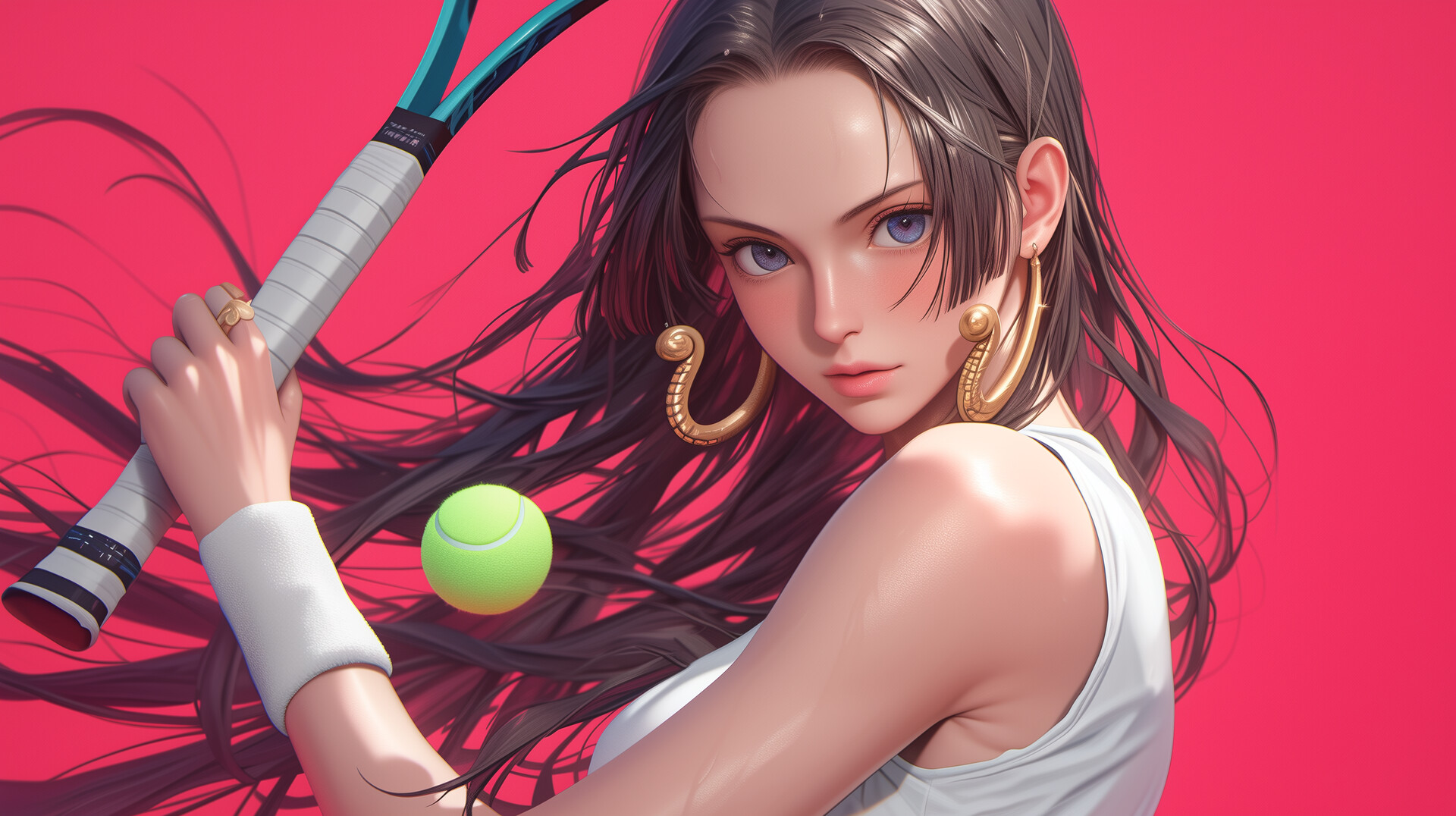 ArtStation Hancock Tennis Photoshoot