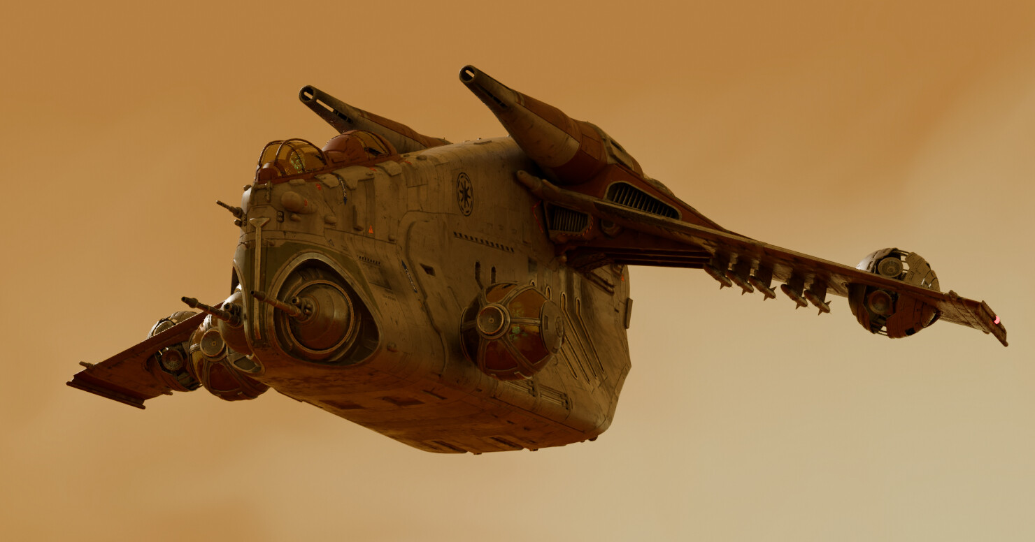 Republic gunship art clearance