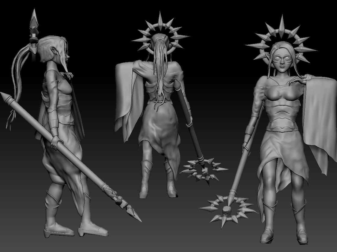 Clay/Sculpt Renders 