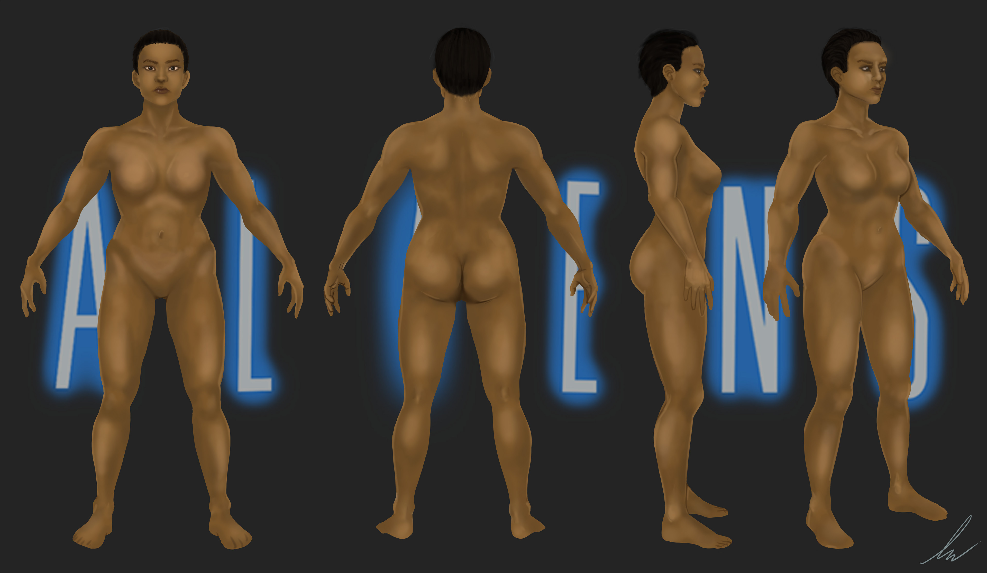 WIP of paint over in Photoshop.