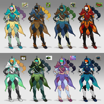 Papilio Tribe: Pieridae Fighter Concepts 2