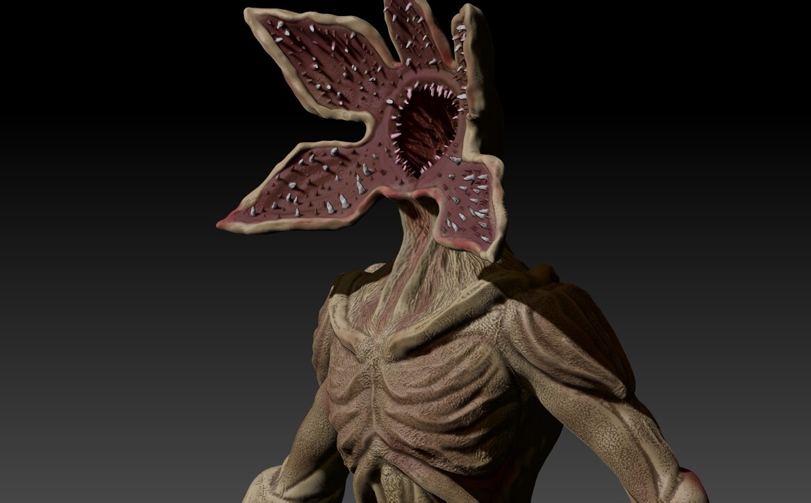 ArtStation - 3D Demogorgon From Stranger Things