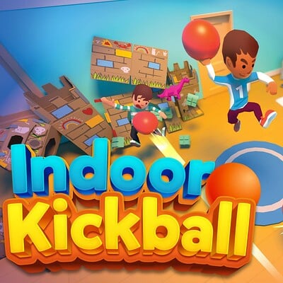 Indoor Kickball - Illustration