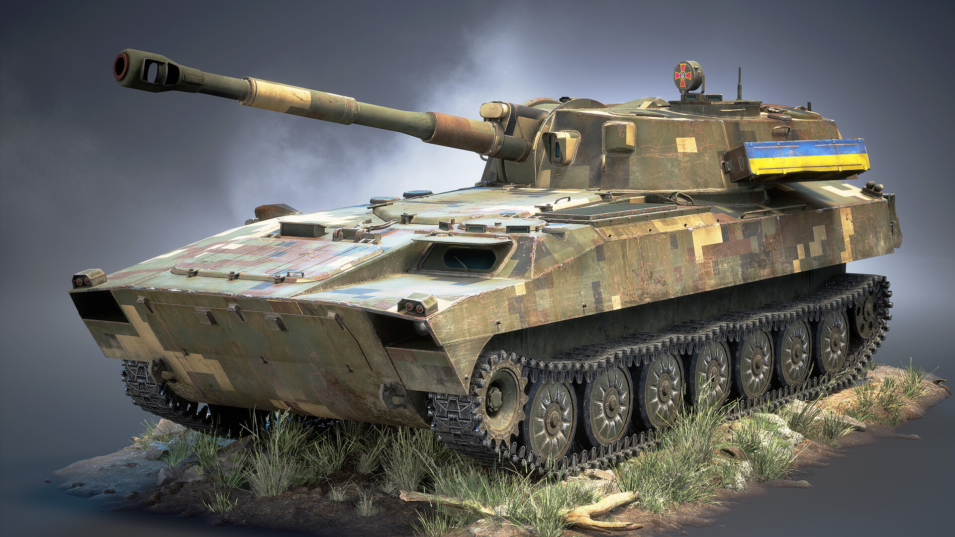ArtStation - 2S1 Gvozdika