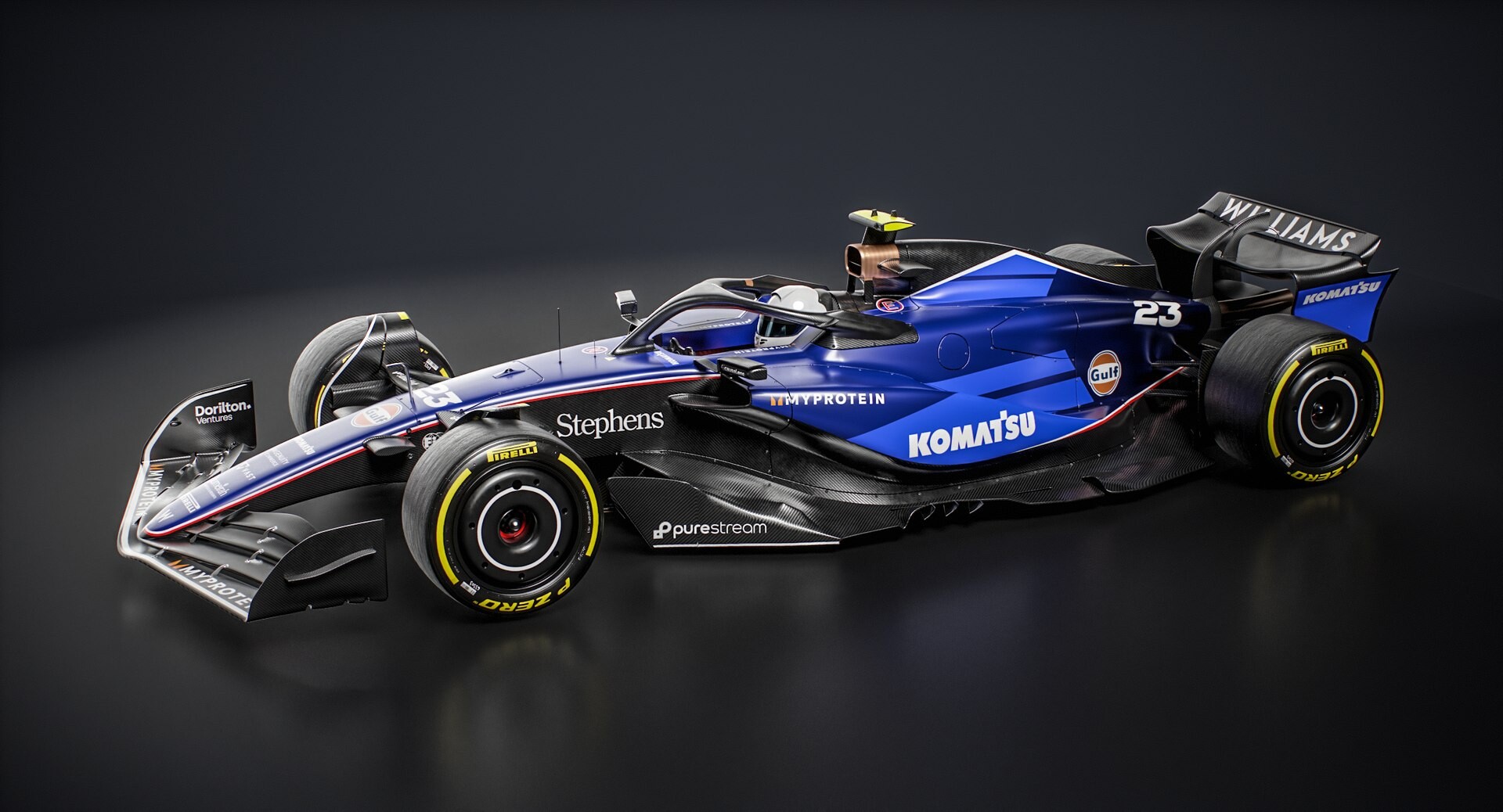 自動車 WILLIAMS F1 TEAM FULL VIEW Williams First Images: Williams F1 Team Reveals FW46 for 2024 F1 Season