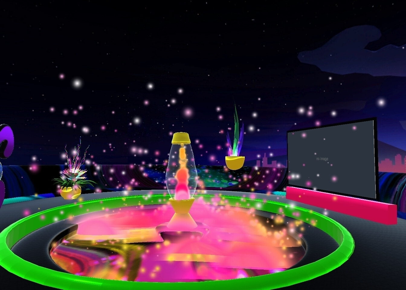 Lava lamp lounge