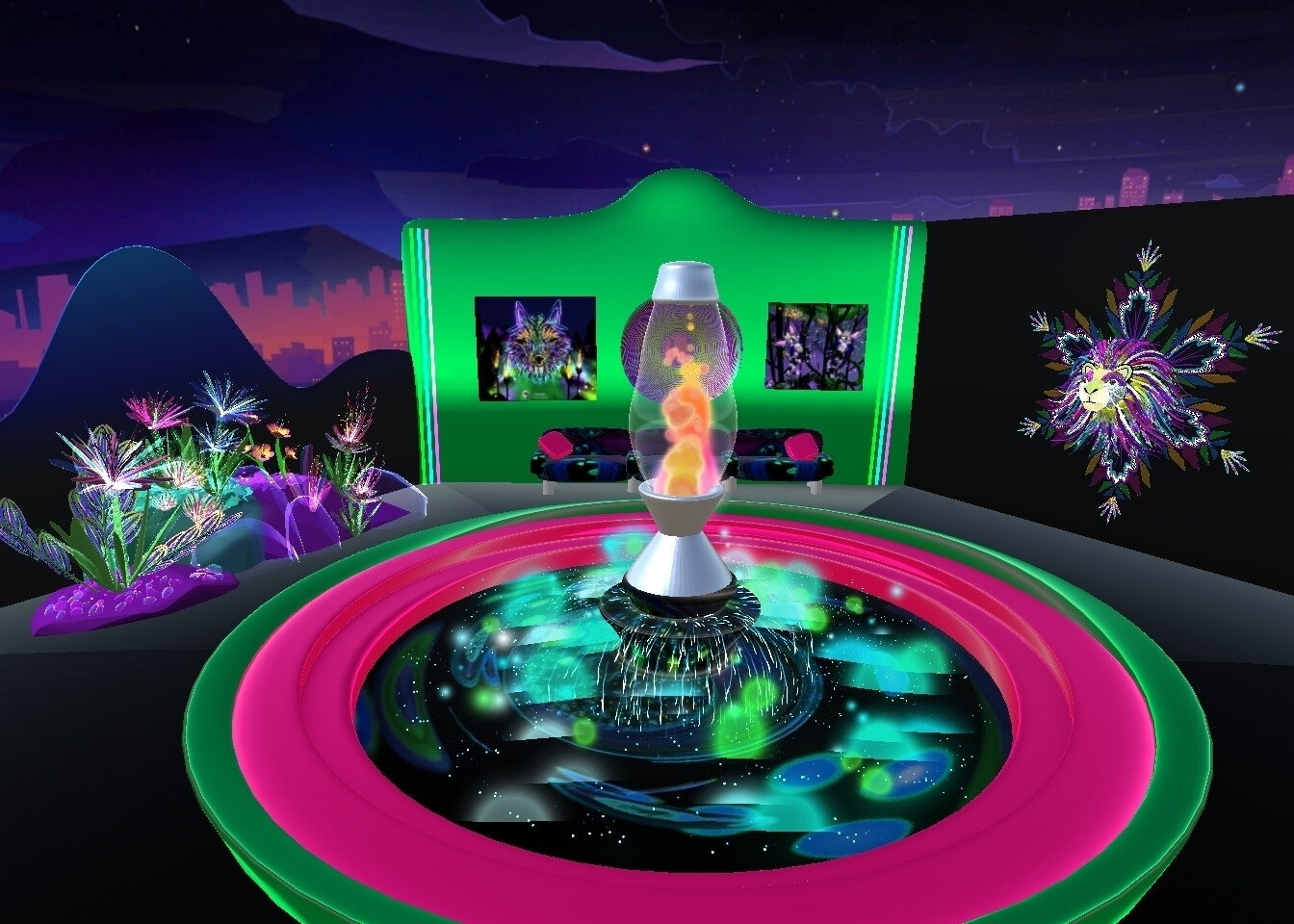 Lava Lamp Lounge, Altspace VR World
