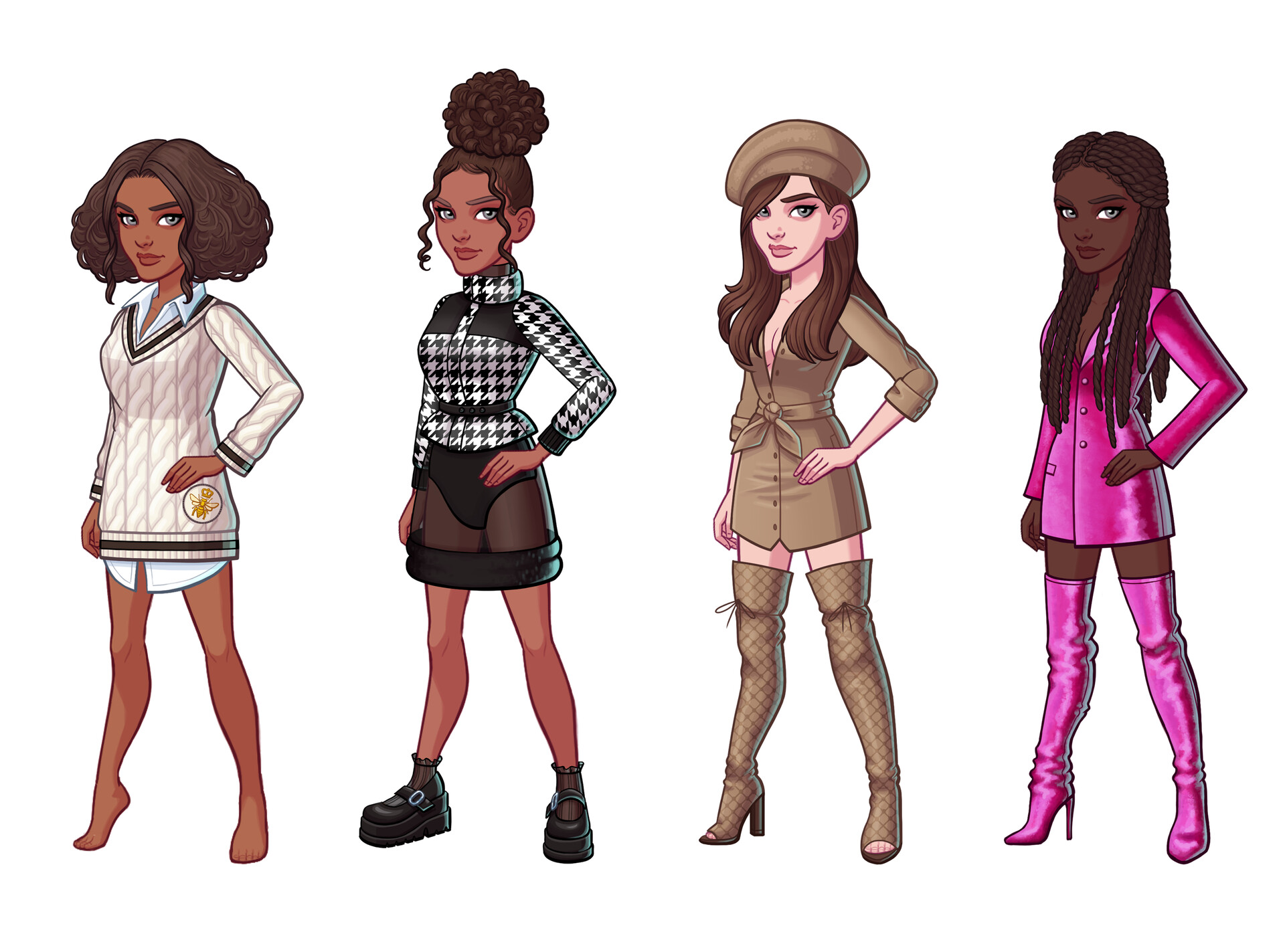 ArtStation - Kim Kardashian: Hollywood, image size:1920x1423