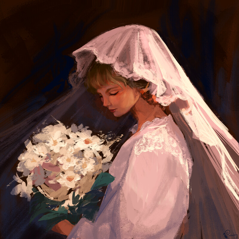 Painting practice- Bride