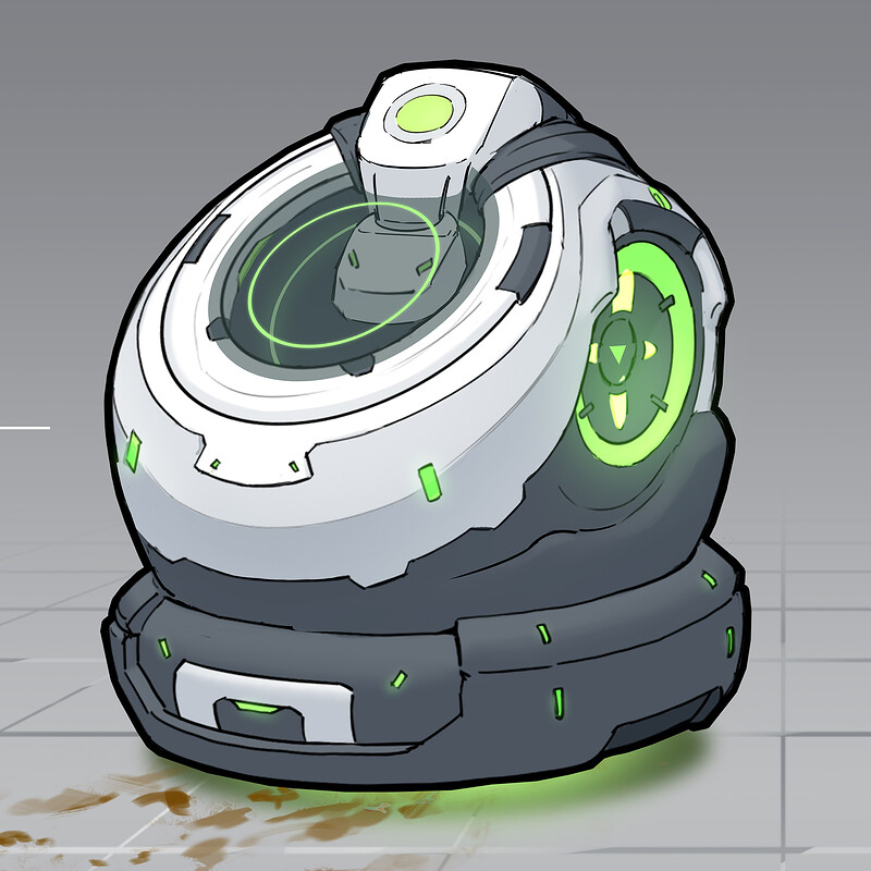 Overwatch Art Style Props Design