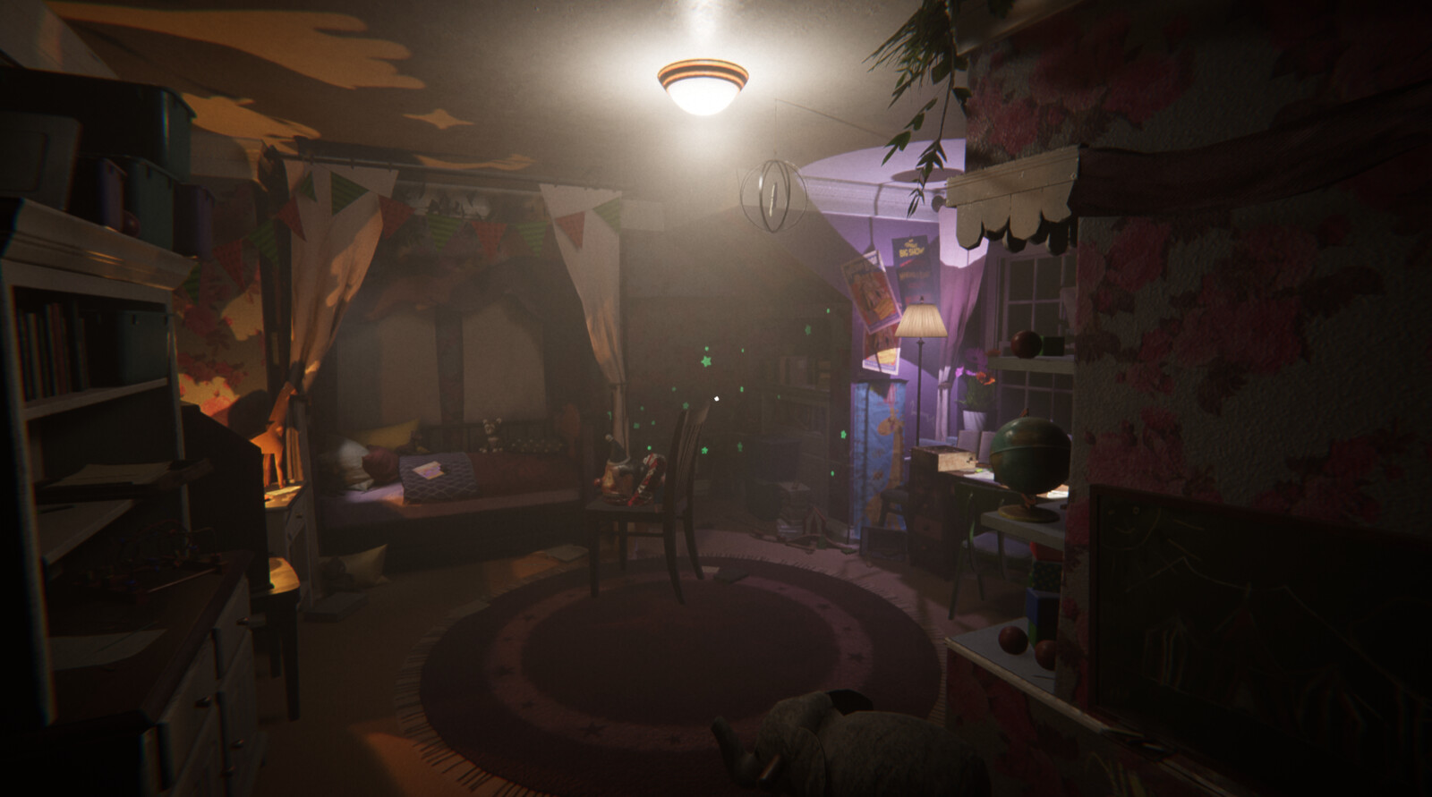 In Game Look of Dorie's room with several different assets of mine