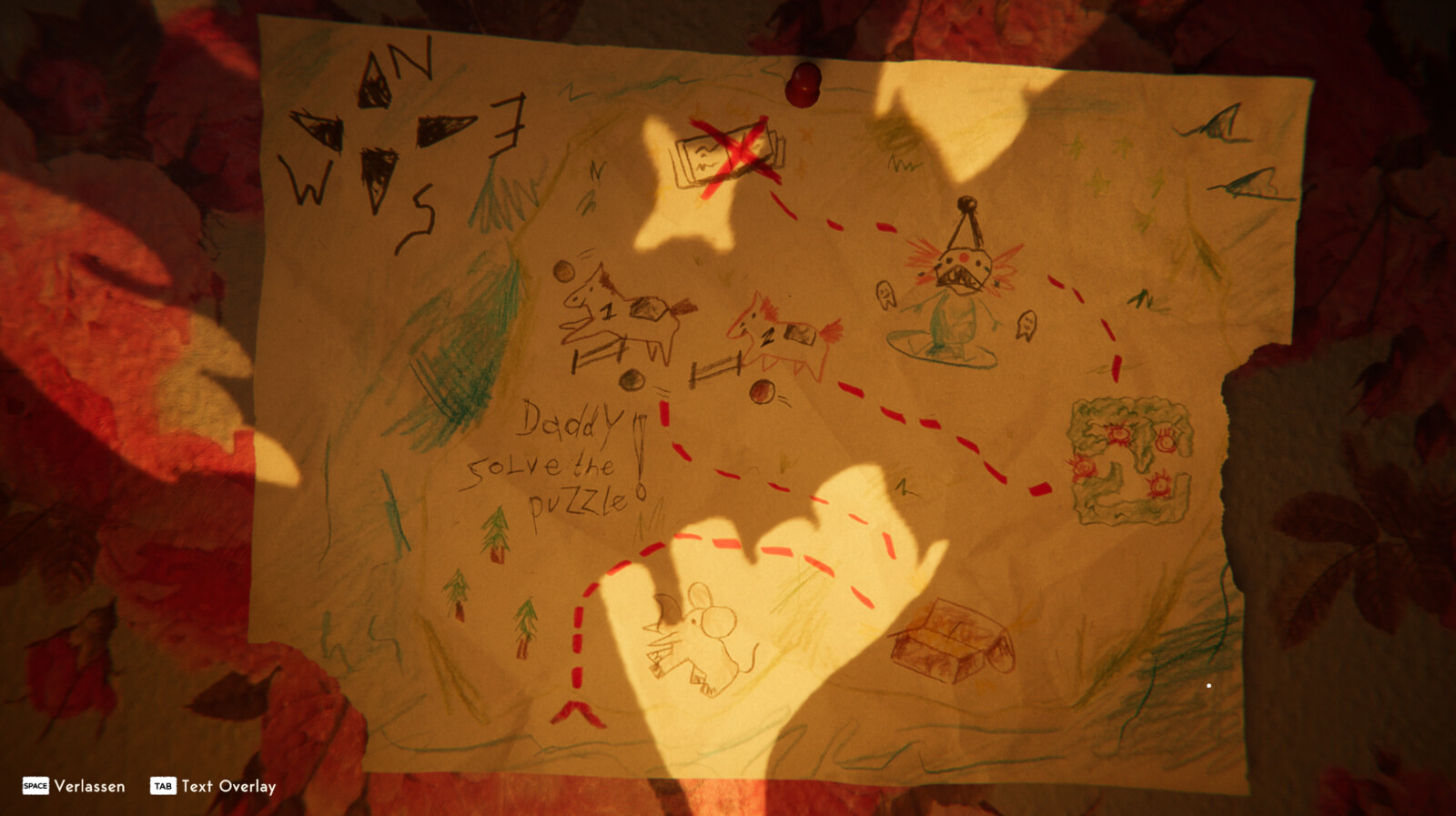 Dorie's treasure map