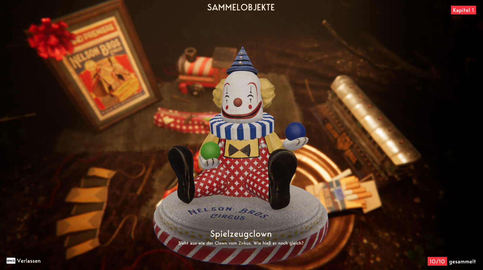 In Game Look Clown Toy