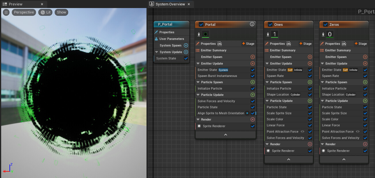 Portal Particle Effect