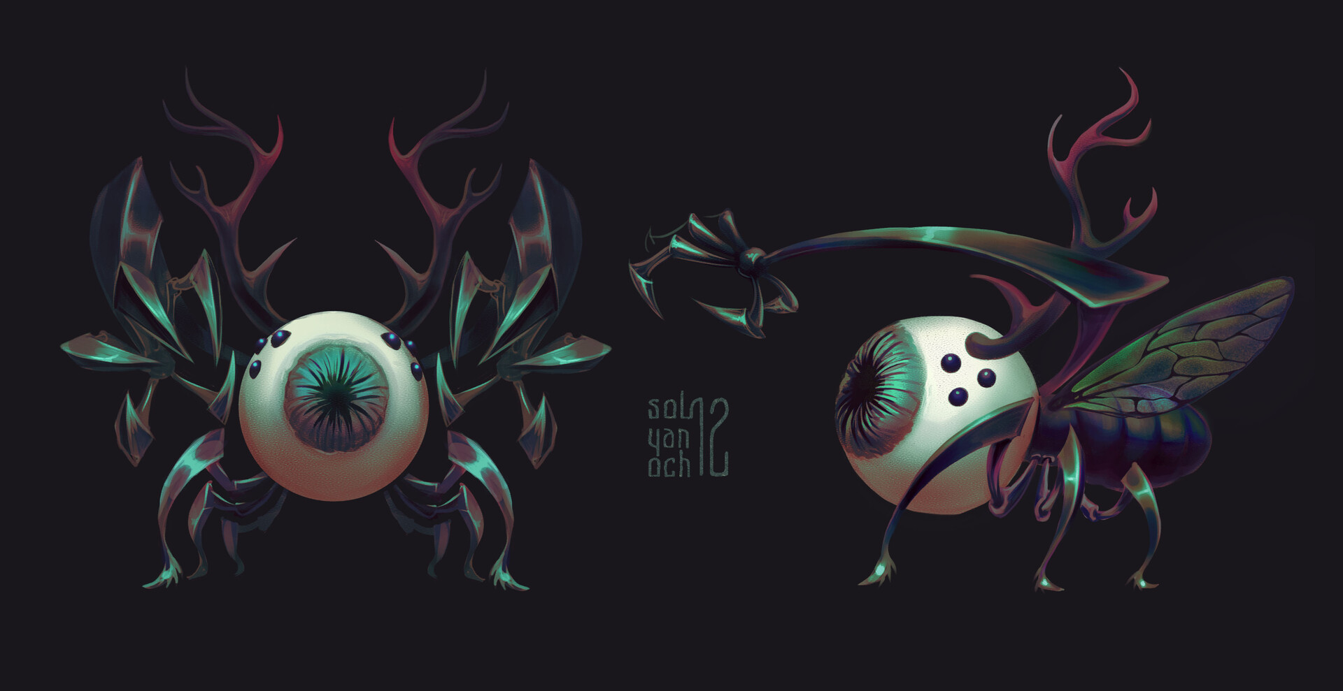 ArtStation - three funny creatures from spore (one of them is as silly as  it could be)