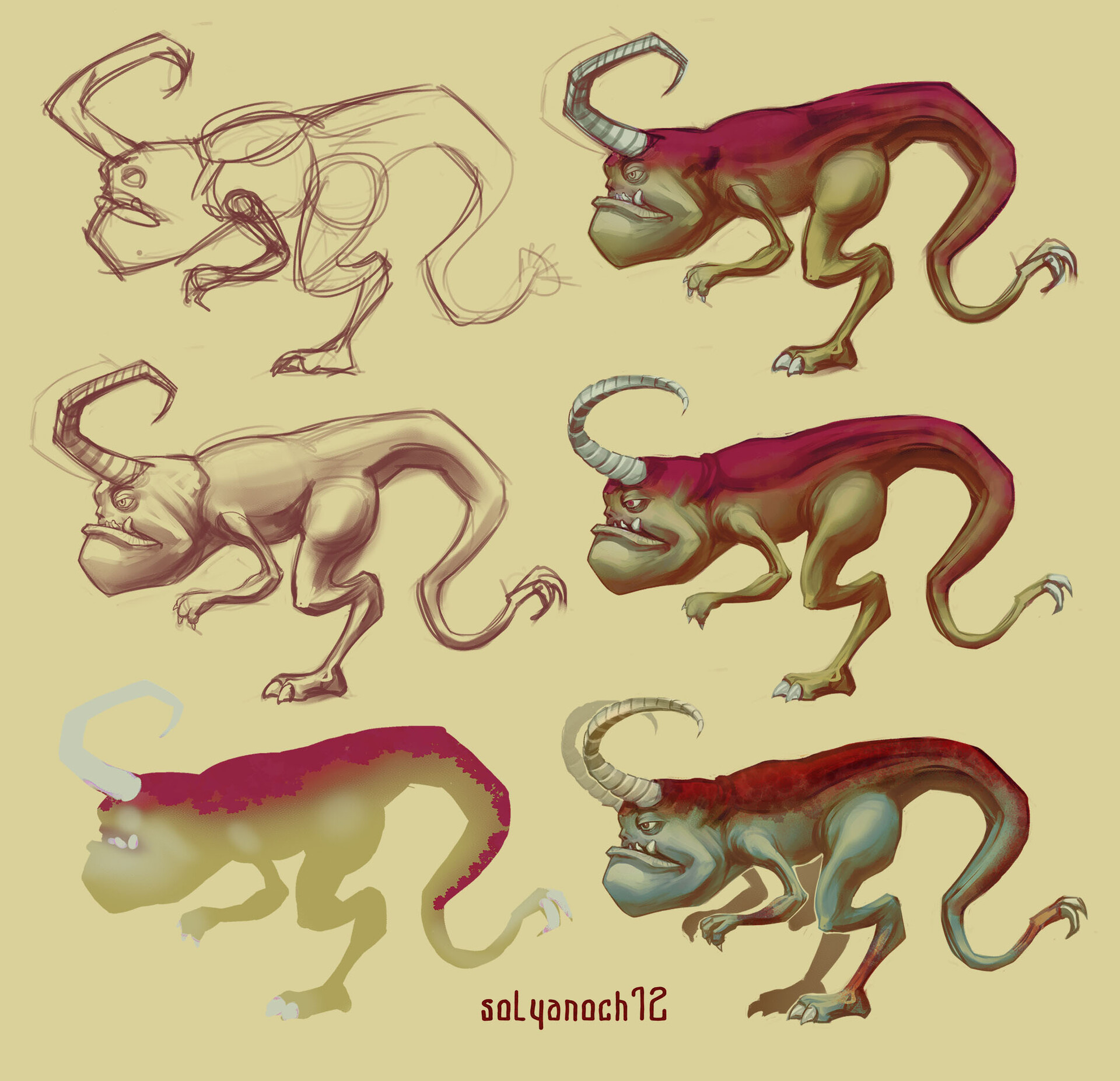 ArtStation - three funny creatures from spore (one of them is as silly as  it could be)