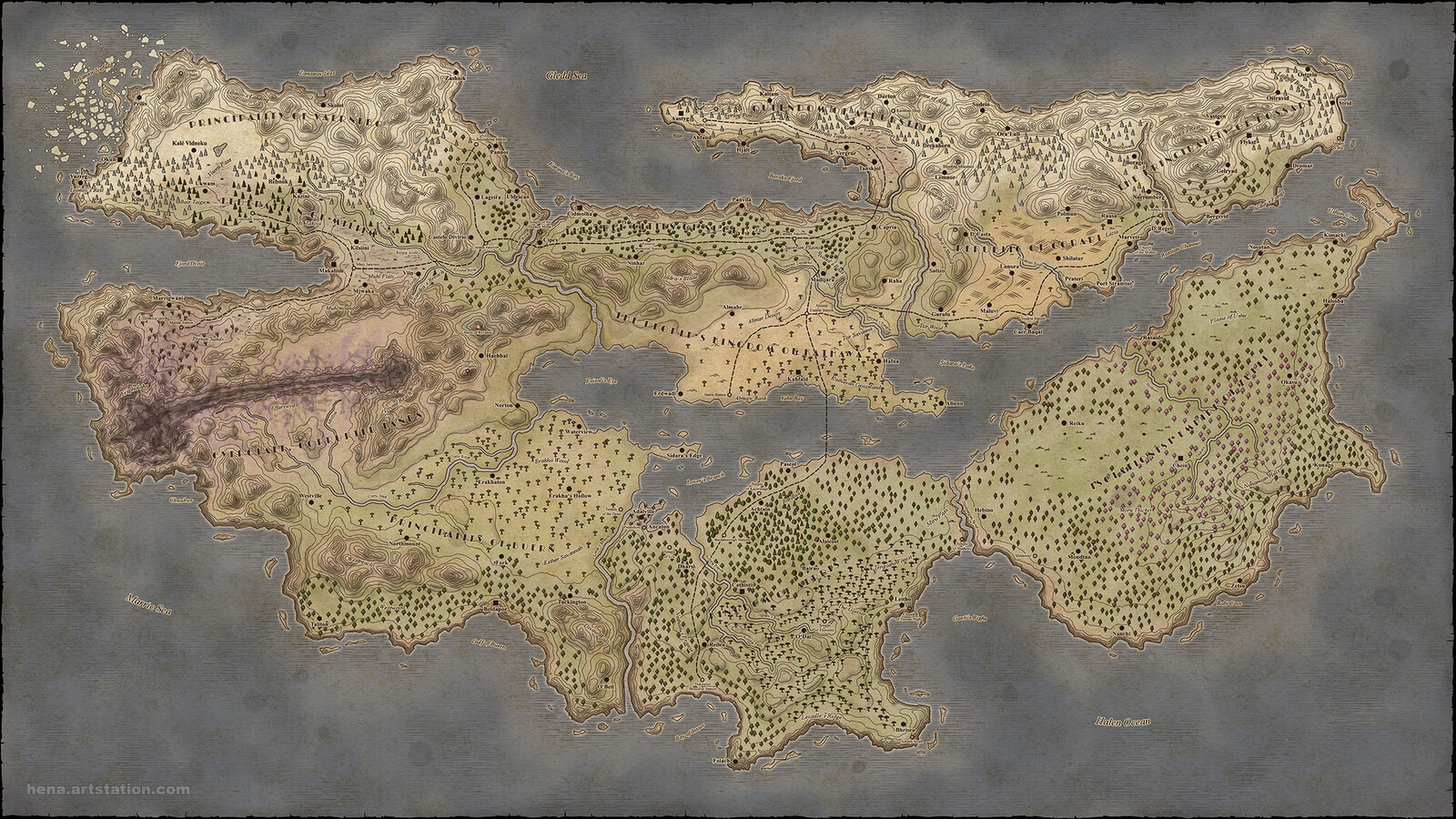 Map Art: Elzveir