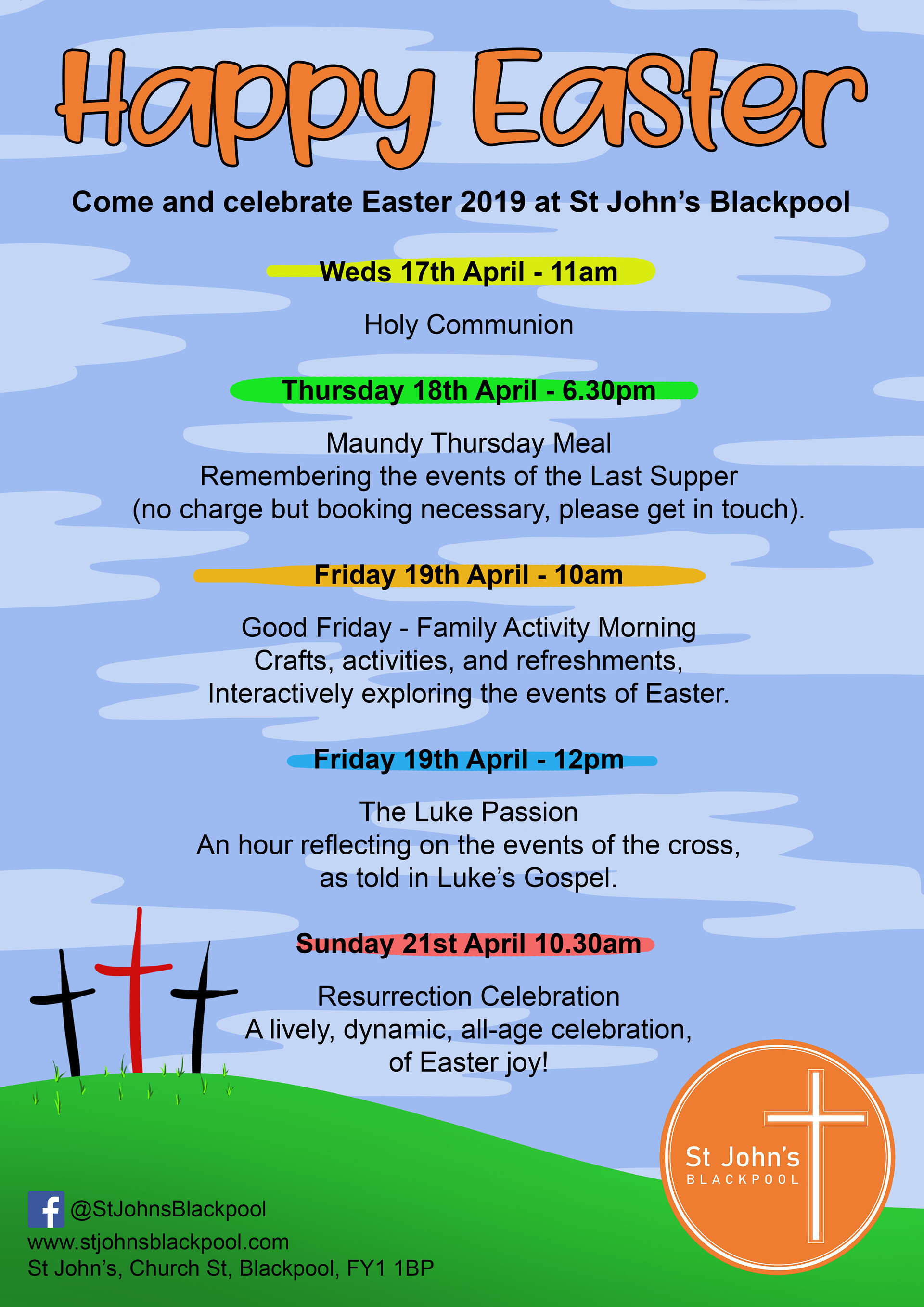 ArtStation Easter Service Poster 2019